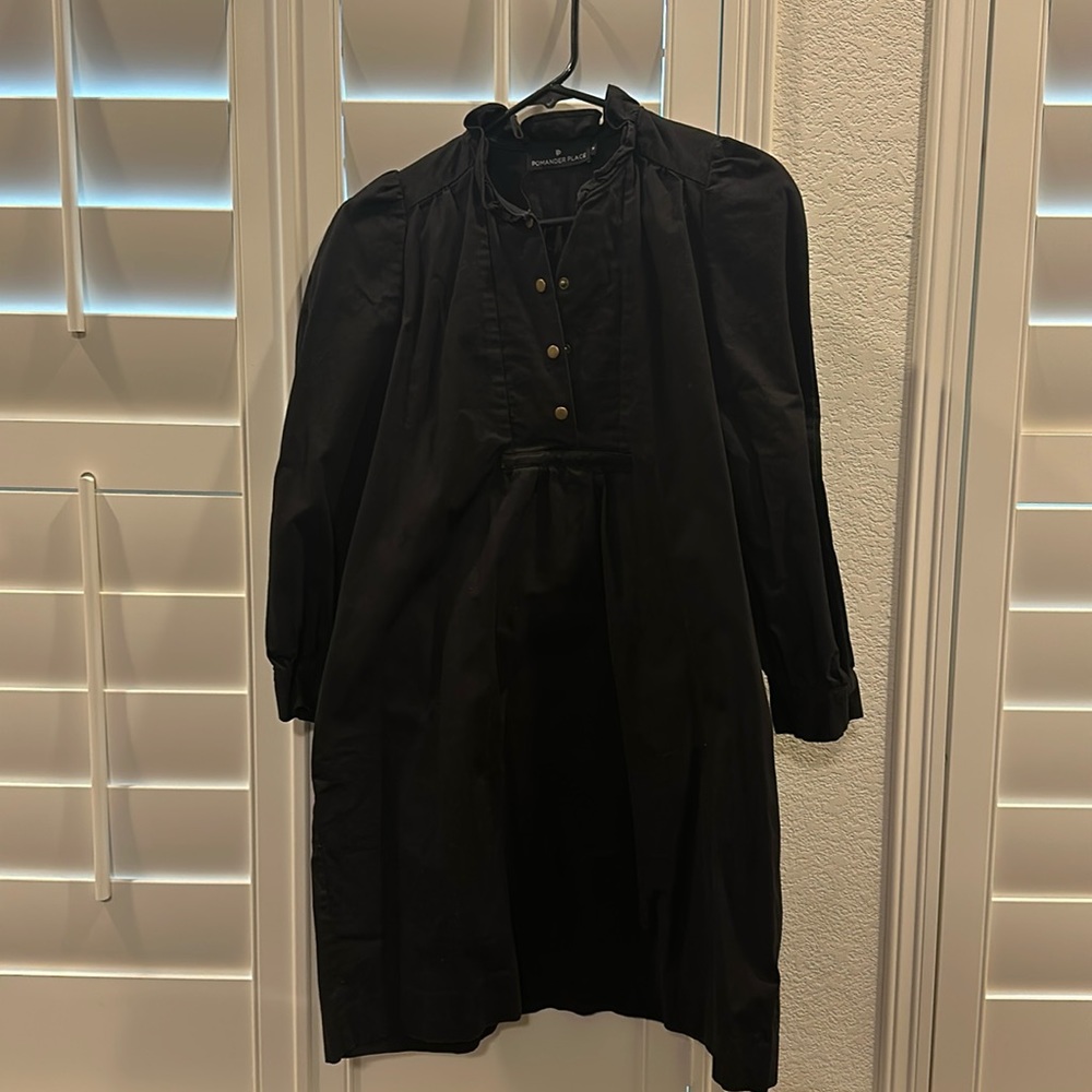 Tuckernuck - POMANDER PLACE black long sleeve dress